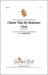 I Know That My Redeemer Lives SSA choral sheet music cover